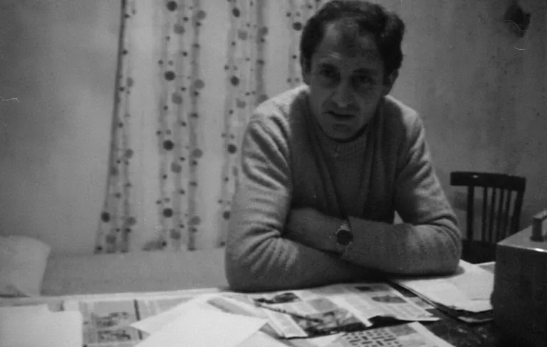 Still from The Man Who Loves Gary Lineker, the BBC Video Diary of an Albanian rural doctor directed by Steve Sklair, winner of the BAFTA for Best Single Documentary
