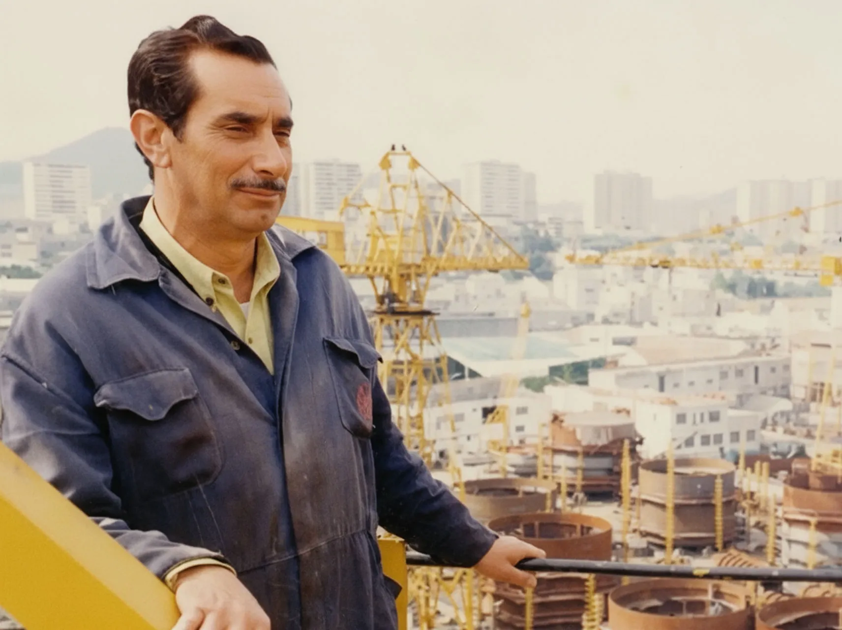 A scene from A Worker of the 20th Century, filmed in Galicia by Steve Sklair